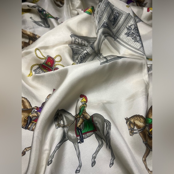 Celine Silk Scarf - Picture 4 of 8